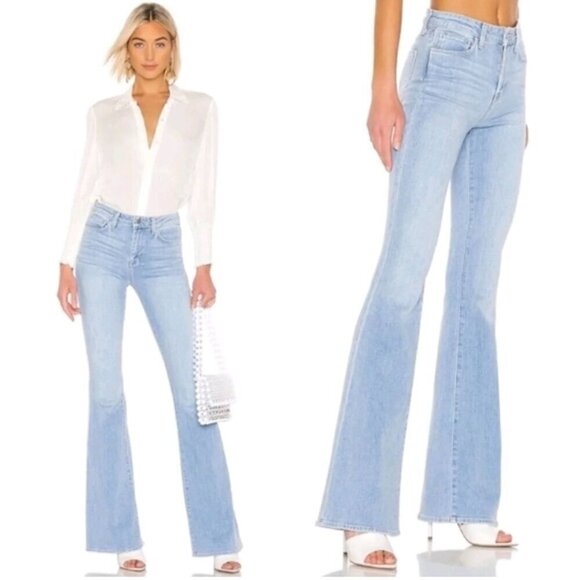NWT L'AGENCE Bell High Rise Flare Jean in Blue Cloud - Size 29 - Picture 1 of 9